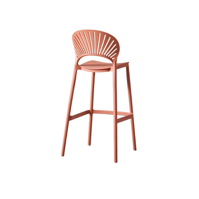 Silla para Bar Paraiso, Color Terracota, Diseño moderno