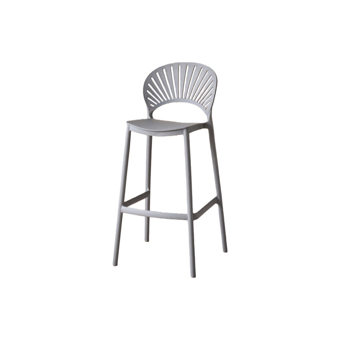 Silla para Bar Paraiso, Color Gris Oscuro, Diseño moderno