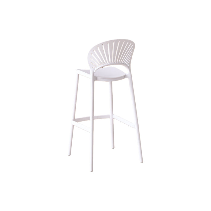 Silla para Bar Paraiso, Color Blanco, Diseño moderno