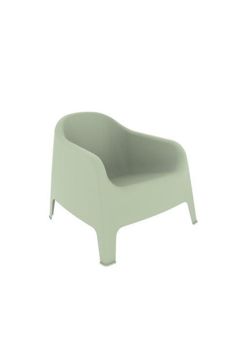Silla Launge Sun, Verdematcha, cómoda para terraza o jardín