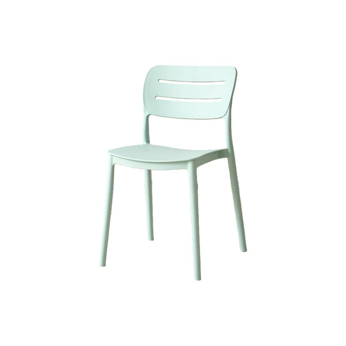 Silla Harriman, Azul claro , Con medio espaldar y diseño minimalista