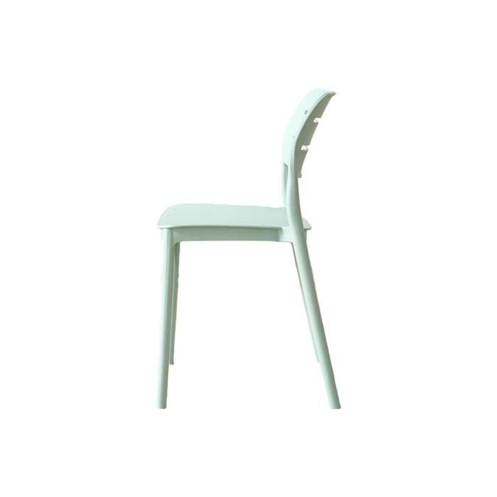 Silla Harriman, Azul claro , Con medio espaldar y diseño minimalista