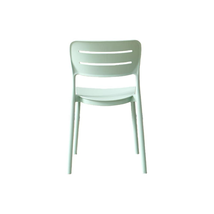 Silla Harriman, Azul claro , Con medio espaldar y diseño minimalista