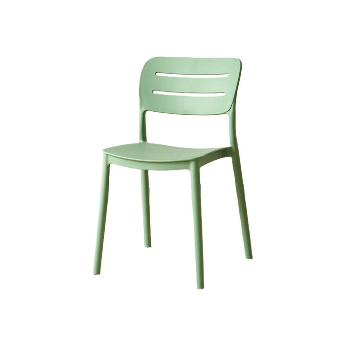 Silla Harriman, Verde, Con medio espaldar y diseño minimalista