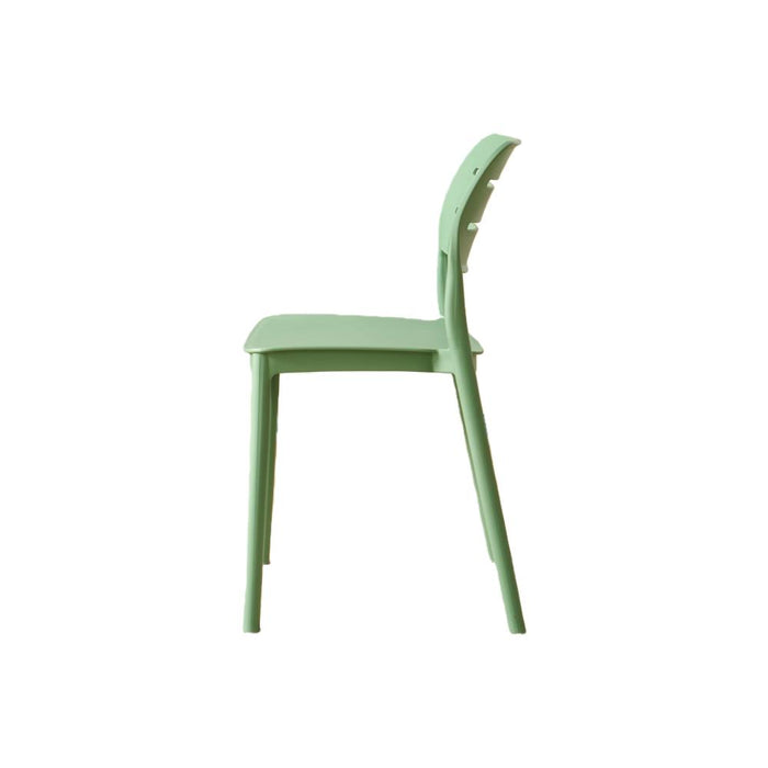 Silla Harriman, Verde, Con medio espaldar y diseño minimalista