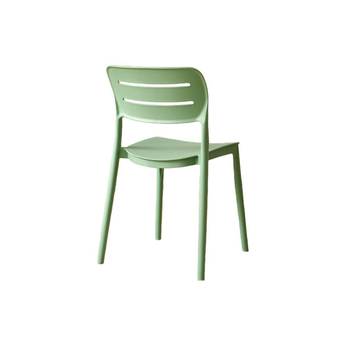Silla Harriman, Verde, Con medio espaldar y diseño minimalista