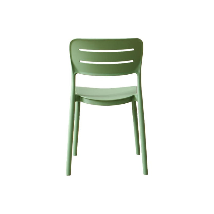 Silla Harriman, Verde, Con medio espaldar y diseño minimalista