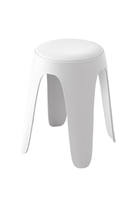 Butaco Con Cojin Else, Color Blanco, Diseño Moderno incluye cojín