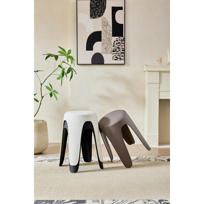 Butaco Con Cojin Else, Color Gris Oscuro, Diseño Moderno incluye cojín