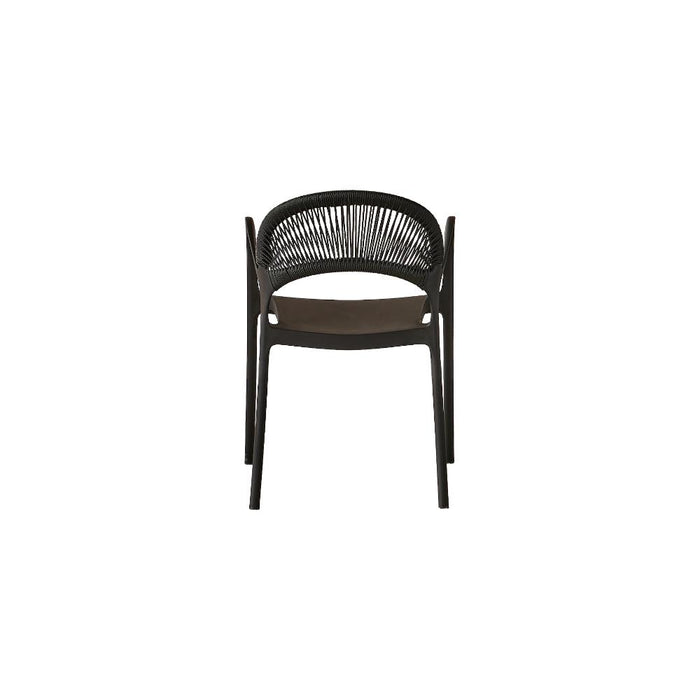 Silla Daytona, Negro, Con Espaldar, Reposa Brazos y Diseño Minimalista
