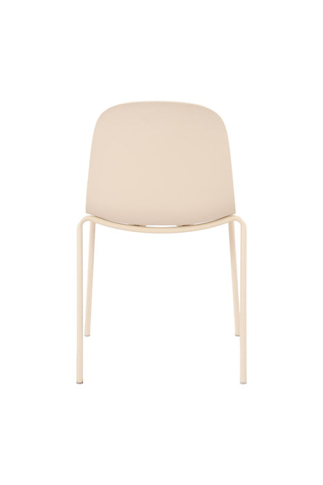Silla con Cojín Aiara, Color Blanco, Diseño Moderno