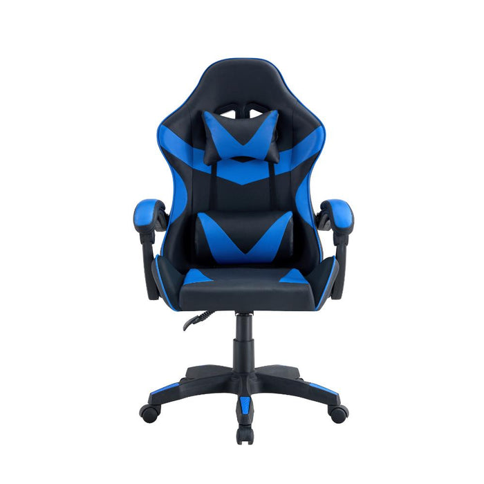 Silla Gamer Yekson, Negro y Azul, con Cómodo Espaldar y Rodachines