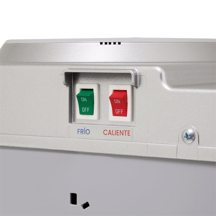 Dispensador de agua de mesa plateado marca Haceb
