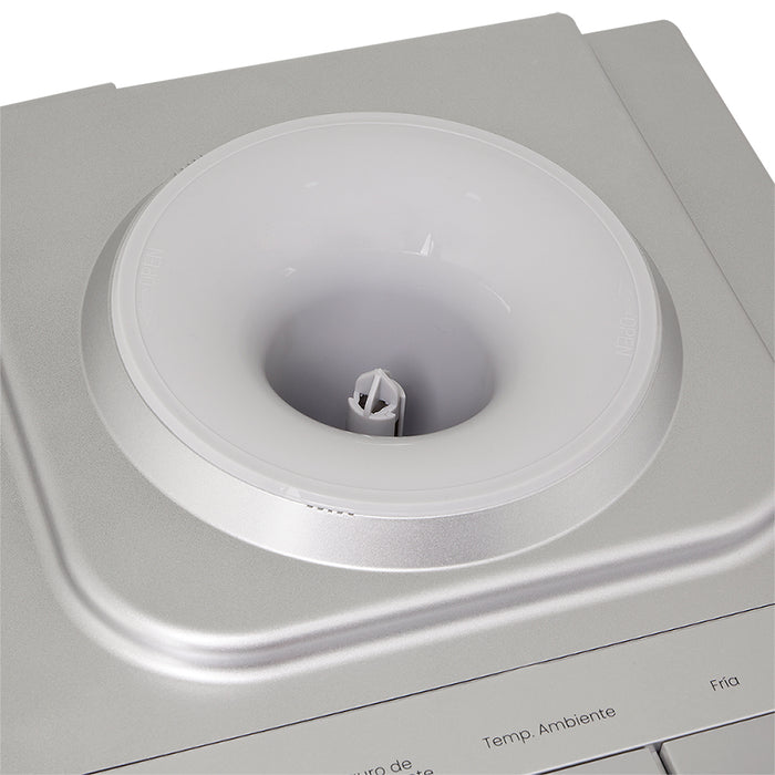 Dispensador de agua de mesa plateado marca Haceb