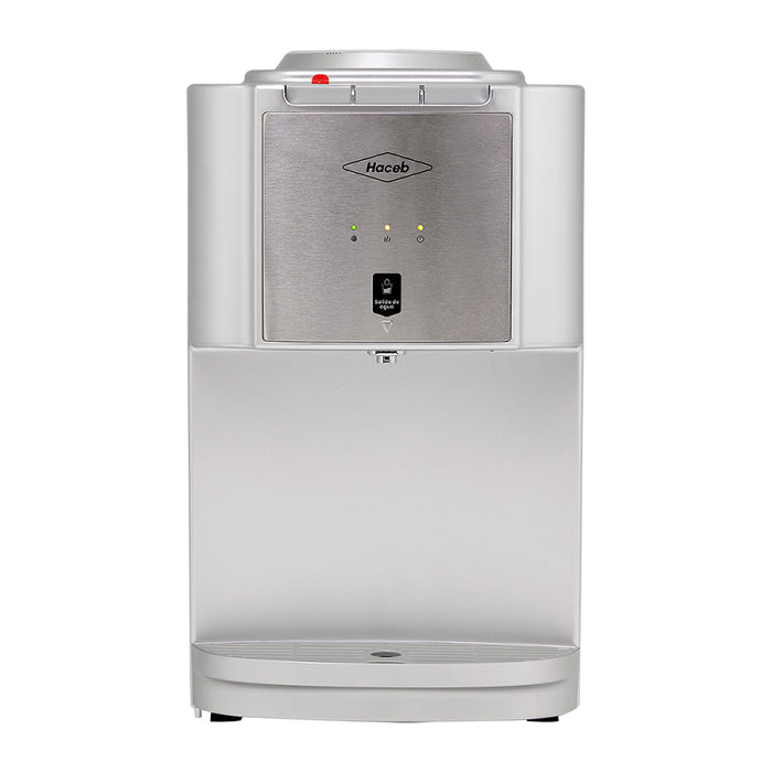 Dispensador de agua de mesa plateado marca Haceb