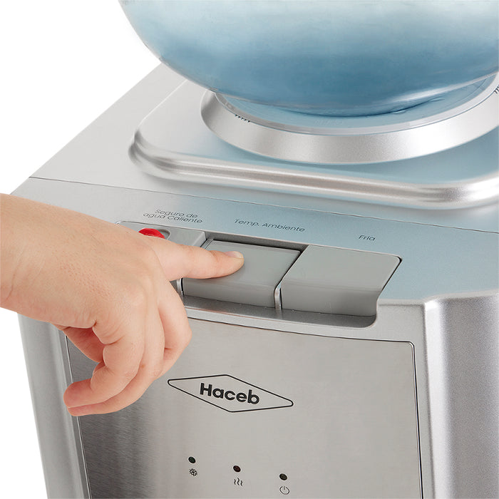 Dispensador de agua de piso con gabinete marca Haceb