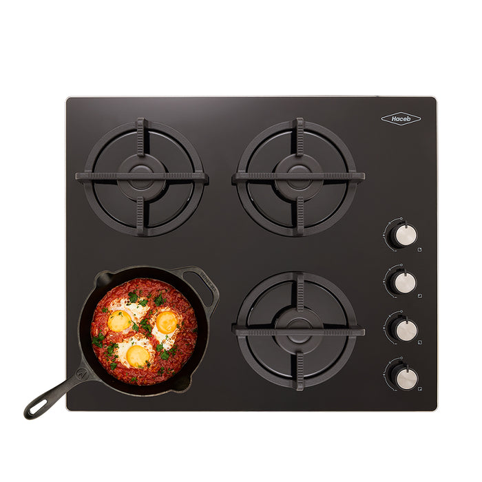 Cubierta en cristal de 60-51 Cm  HF GP marca Haceb