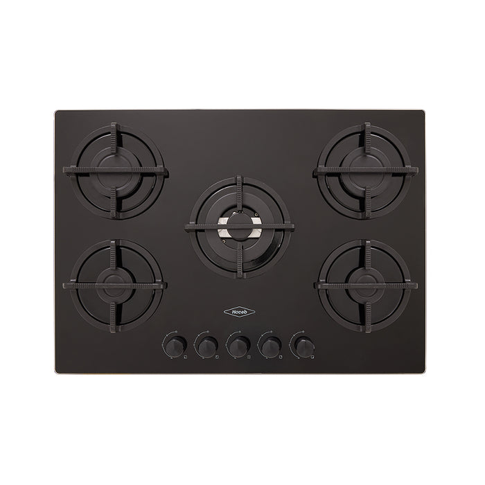Cubierta plata en cristal de 76 cm HF 3C GN marca Haceb