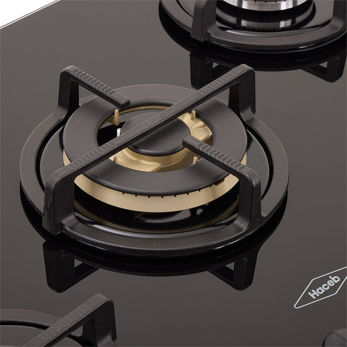 Cubierta oro de 76 Cm en cristal HF 3C GN marca Haceb