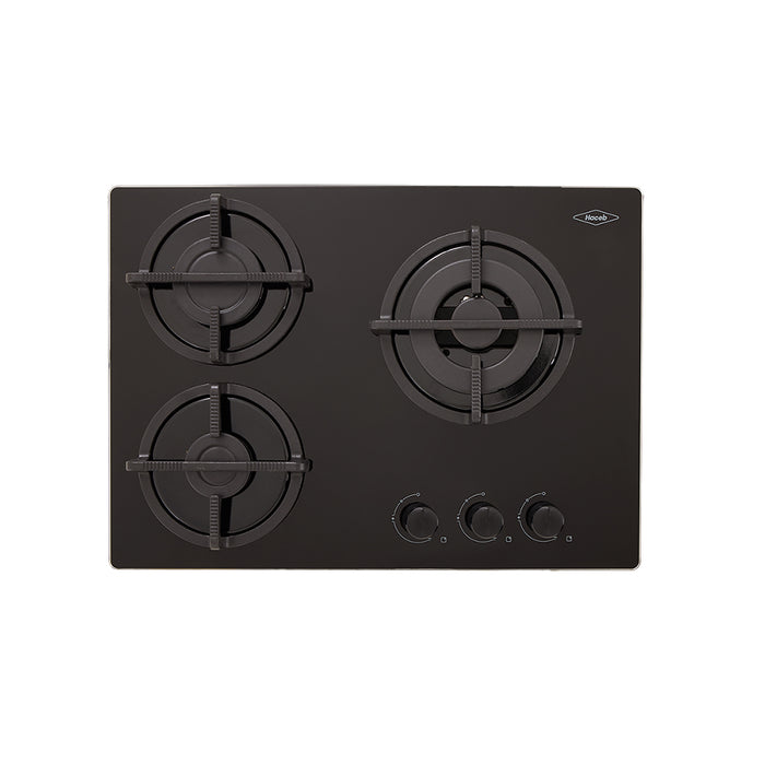 Cubierta en cristal de 60-43 cm HF 3Q GN marca Haceb