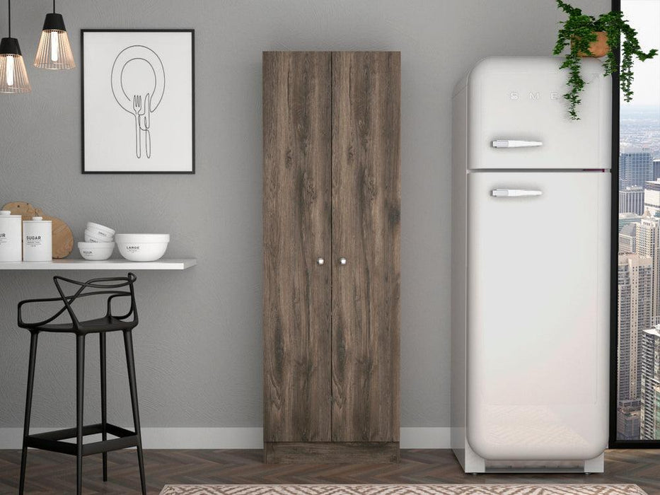 Alacena Multiusos Benna Nogal y Wengue, con Cuatro Entrepaños ZF