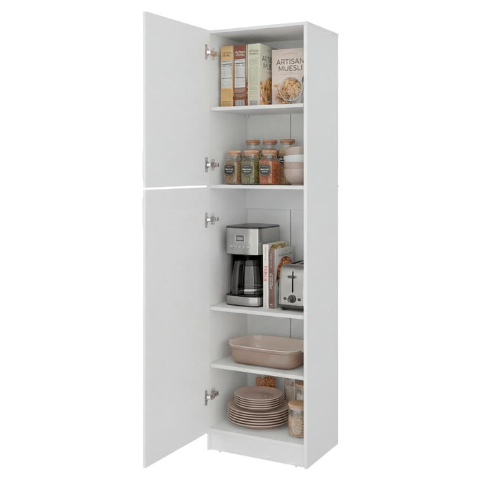 Alacena Lowell, Kronos Blanco, con Amplio Almacenamiento y 2 Entrepaños ZF