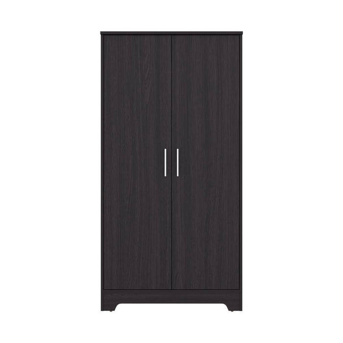 Alacena Ossa, Wengue, con 3 Entrepaños y 2 Puertas para Implementos de Cocina ZF