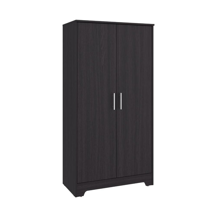 Alacena Ossa, Wengue, con 3 Entrepaños y 2 Puertas para Implementos de Cocina ZF