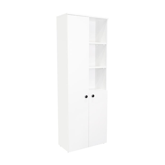 Alacena Koni, Blanco, con dos puertas abatibles