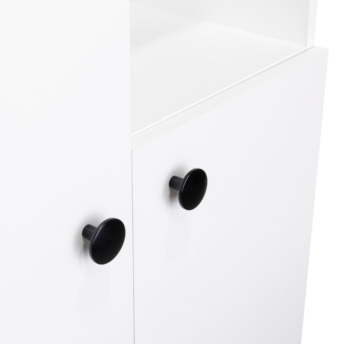 Alacena Koni, Blanco, con dos puertas abatibles