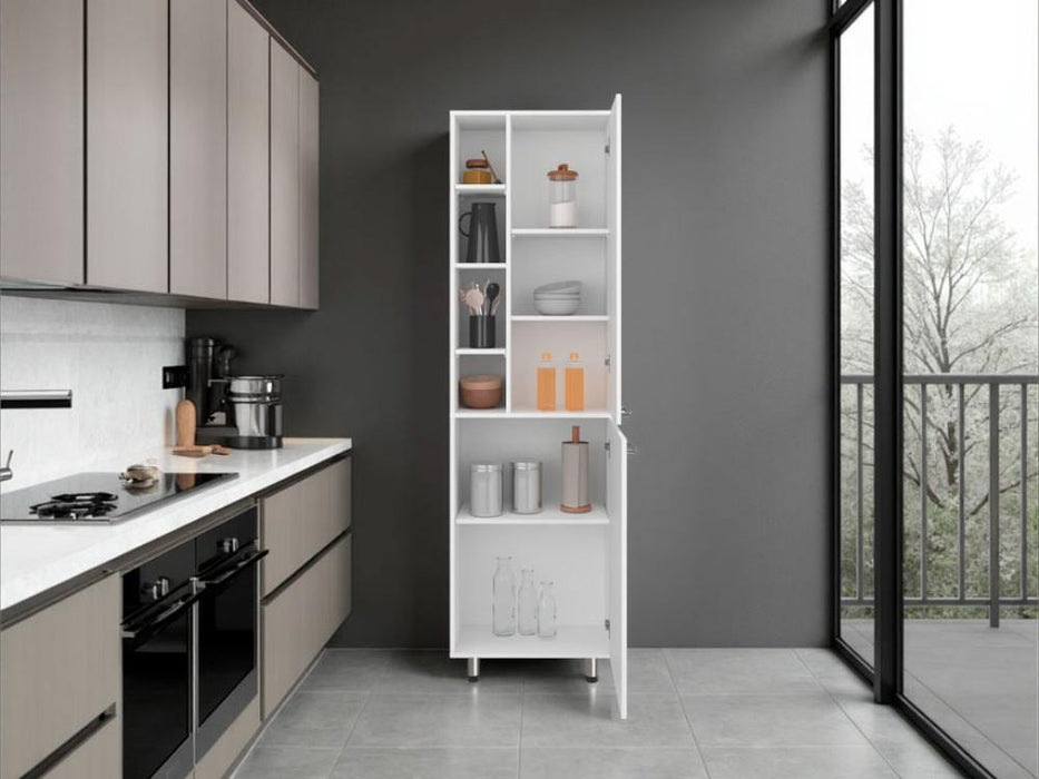 Alacena Burton, Kronos Blanco, con amplios espacios para almacenamientos ZF