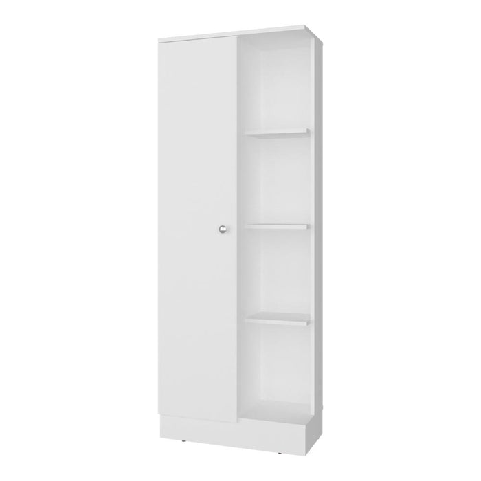 Alacena Multiusos Atol, Kronos Blanco, Con puerta abatible y amplio espacio de almacenamiento ZF