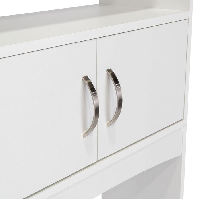 Gabinete de Baño Sabik, Blanco, con Dos Puertas Batientes