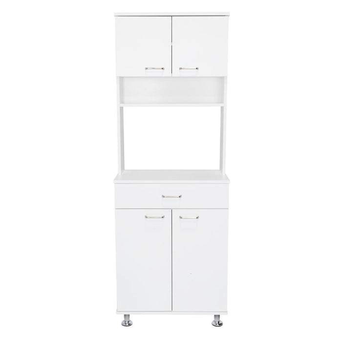 Alacena Bagan, Blanco Nevado, con Amplio Capacidad de Almacenamiento