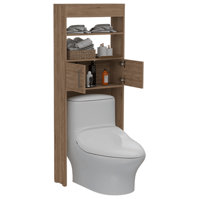 Gabinete de Baño Oporto, Miel, ahorrador de espacio