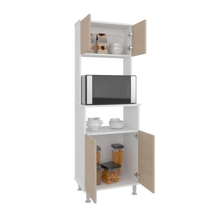 Alacena Fenix, Blanco Duqueza y Cartagena, con Gran Capacidad de Almacenamiento