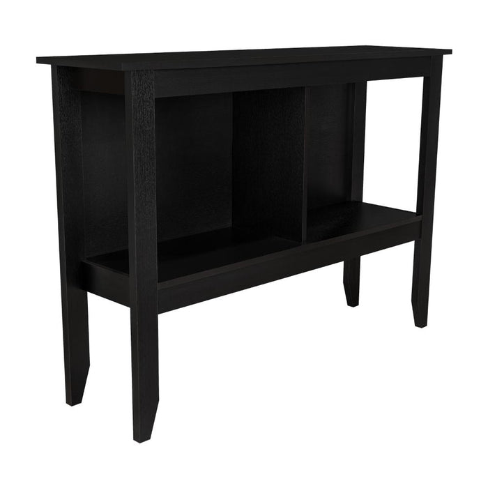 Mesa Auxiliar Sarume, Wengue, con un Entrepaño