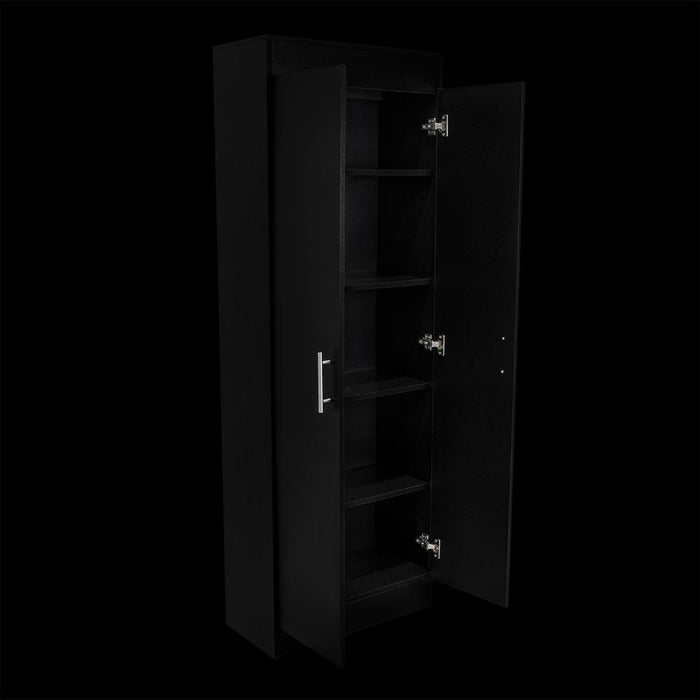 Alacena Barlovento, Wengue, con Cinco Entrepaños y Dos Puertas Batientes