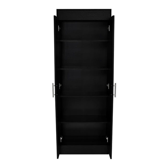 Alacena Barlovento, Wengue, Cuenta con Cinco Entrepaños y Dos Puertas Batientes ZF