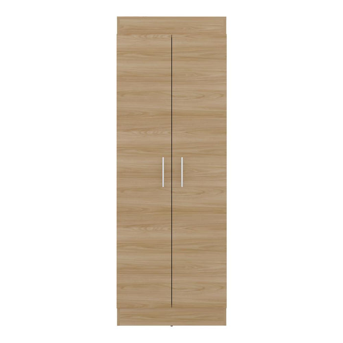 Alacena Barlovento, Fresno y Blanco, Cuenta con Cinco Entrepaños y Dos Puertas Batientes