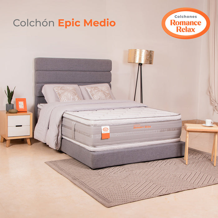 Colchón Rr Épic Medio 200X200X37, King