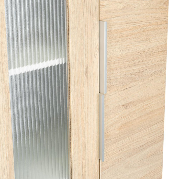 Alacena Diamante, Blanco y Cartagena, Amplios Espacios Para Guardar Alimentos y Electrodomésticos