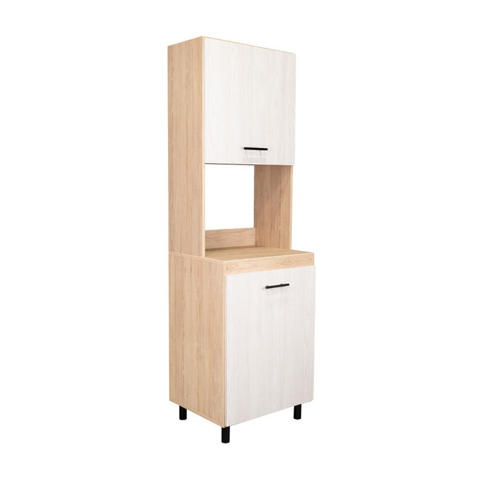 Alacena Gante, Beige y Nevado, con  amplios espacios para almacenamiento