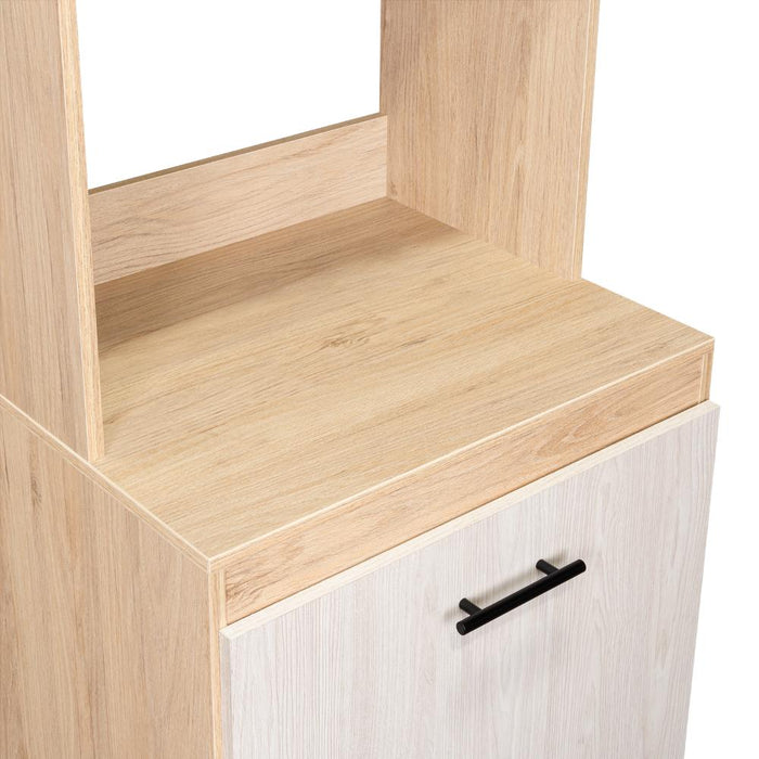 Alacena Gante, Beige y Nevado, con  amplios espacios para almacenamiento