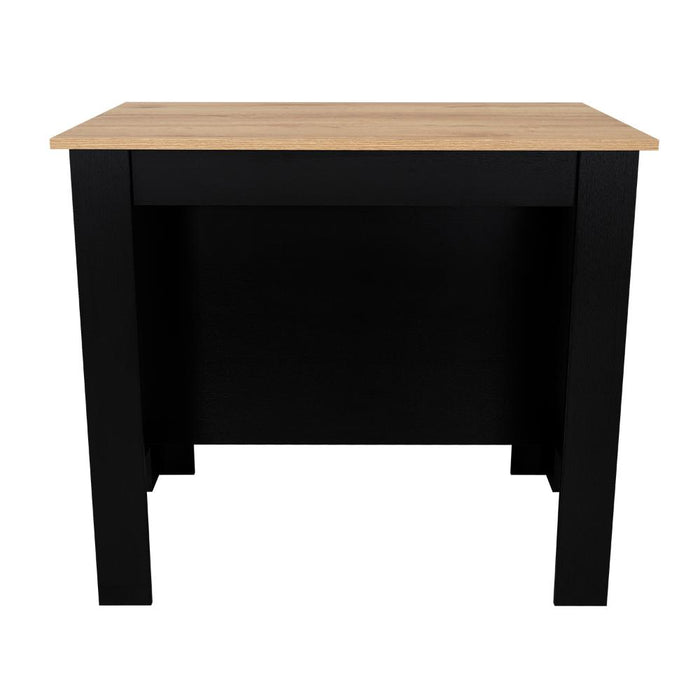 Barra de Cocina Cala, Wengue y Café Claro, Con amplia superficie en la mesa ZF