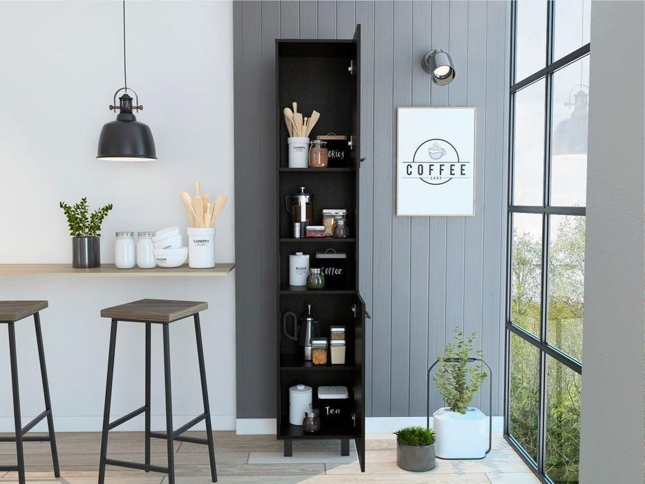 Alacena Hobart, Wengue, con Dos Puertas Batientes ZF