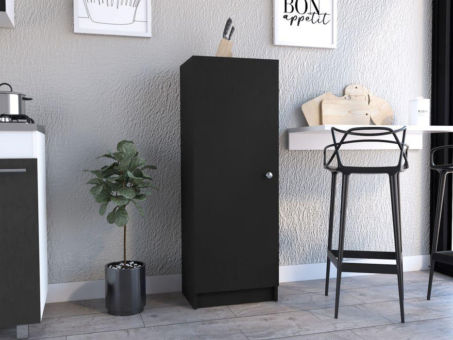 Alacena Nadir, Wengue, con Una Puerta y Amplio Espacio de Almacenamiento