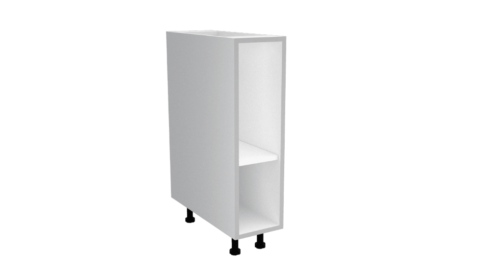 Alacena Turner, Blanco Perla, Con Amplios Entrepaños