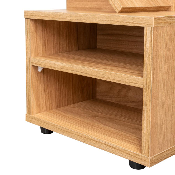 Biblioteca Kings, Fresno Europeo, con multiples espacios para ubicar objetos decorativos