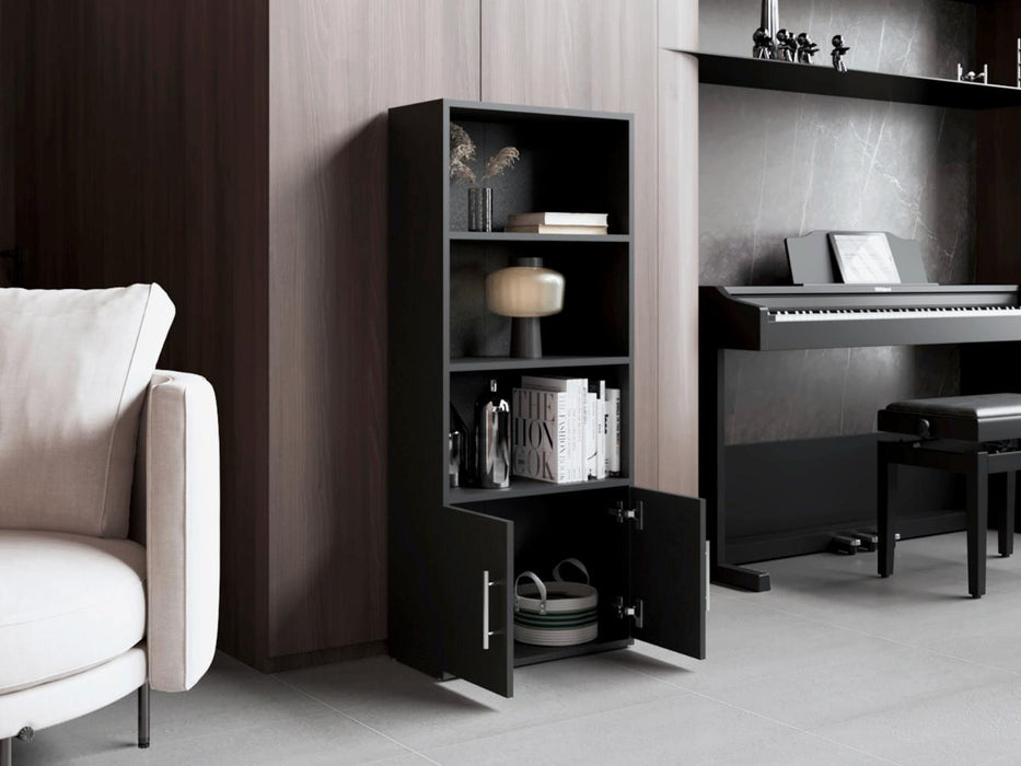 Biblioteca Eco Joy, Wengue, con dos puertas abatibles